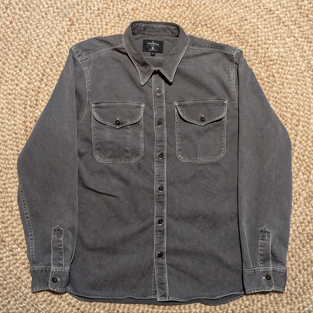 Freenote Cloth Utility Shirt (Charcoal) XL